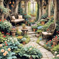 Garden Plants Cross Stitch Pattern - Thumbnail 2