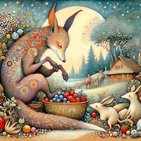 Fox Cross Stitch Pattern - Thumbnail 2