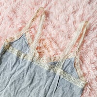 Coquette Grey Laced Cami - Thumbnail 2