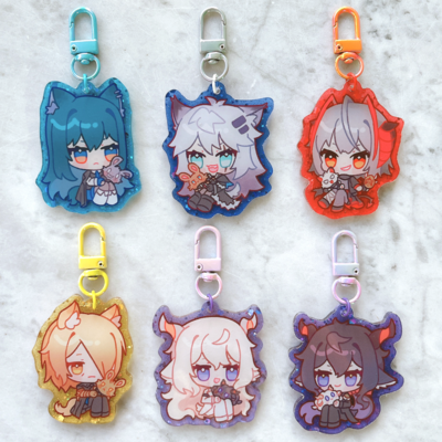 Arknights glitter charm