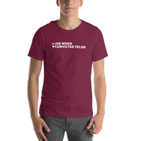 Joe Biden convicted felon t-shirt Unisex - Thumbnail 30