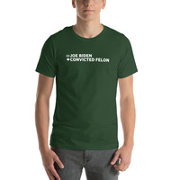 Joe Biden convicted felon t-shirt Unisex - Thumbnail 40