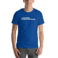 Joe Biden convicted felon t-shirt Unisex - Thumbnail 45