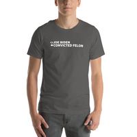 Joe Biden convicted felon t-shirt Unisex - Thumbnail 55