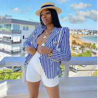 Stripe boujee blazer - Thumbnail 1