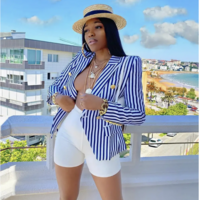 Stripe boujee blazer - Thumbnail 5