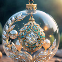 Fantasy Bauble Cross Stitch Pattern - Thumbnail 2