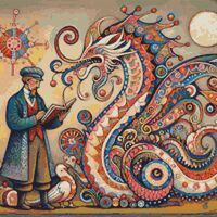 Fantastical Creature Cross Stitch Oattern - Thumbnail 1