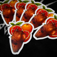 ACF 🩸 Blood Orange 🍊 | Vinyl Stickers - Thumbnail 1