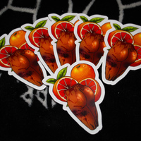 ACF 🩸 Blood Orange 🍊 | Vinyl Stickers - Thumbnail 2