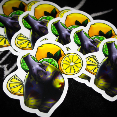 Acf 🍋 lemon-lime 🍋‍🟩 | vinyl stickers