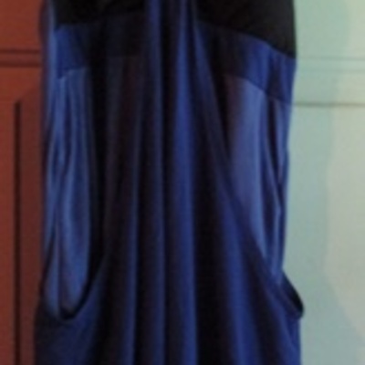 Maison gilfy blue black dress