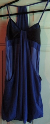 Maison Gilfy Blue Black Dress