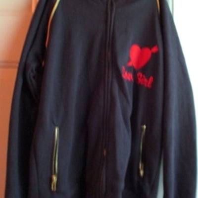 Gf blk love girl jacket - Thumbnail 1