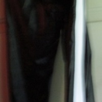 Rady Black White Pleather Leggings Sz. XS - Thumbnail 1