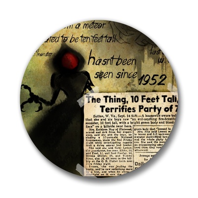 Cryptid Studies: Flatwoods Monster | Pinback Buttons