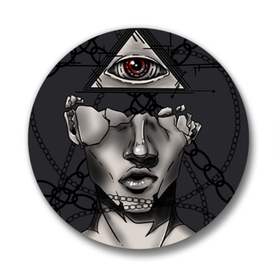 Cybernetic Rave Pinback Buttons