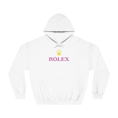 R o l e x ( pink logo ) hoodie - Thumbnail 2