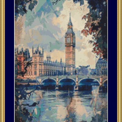 Big ben cross stitch pattern