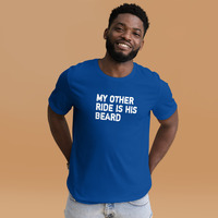 My other ride is his beard t-shirt Unisex - Thumbnail 19