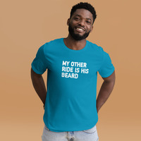 My other ride is his beard t-shirt Unisex - Thumbnail 23