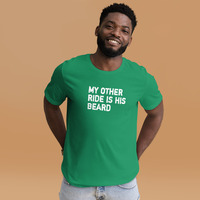 My other ride is his beard t-shirt Unisex - Thumbnail 25