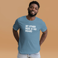 My other ride is his beard t-shirt Unisex - Thumbnail 27