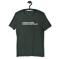 Donald trump convicted felon t-shirt Unisex - Thumbnail 15