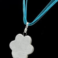 Blue Flower Necklace - Thumbnail 1