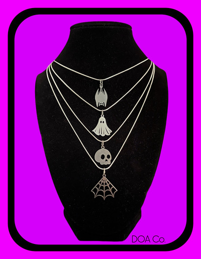 GOTHIC CHARM NECKLACE