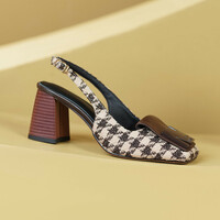 Vintage D'orsay Heels Sandals - Thumbnail 3