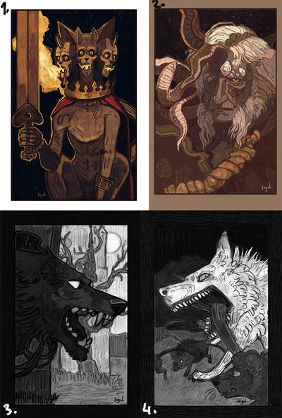Soulsborne postcards