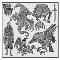 Elden Ring sticker sheet - Thumbnail 1