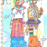 fashion friends print - Thumbnail 1