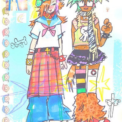 Fashion friends print