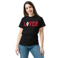 LOVER - Dominican Republic - Unisex Tee - Thumbnail 3