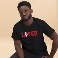 LOVER - Dominican Republic - Unisex Tee - Thumbnail 5