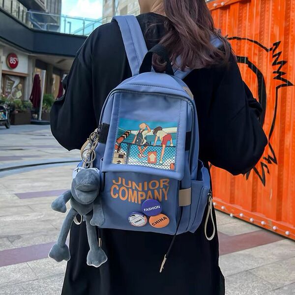 Harajuku Japanese Vintage Sense JUNIOR COMPANY Backpack