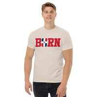 BORN - Dominican Republic - Unisex Tee - Thumbnail 8