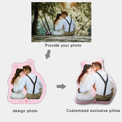 Personalized Humanoid Cushion with Photo 50cm