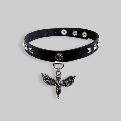 Angel cupid punk choker