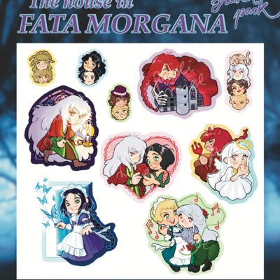 The house in fata morgana: sticker pack