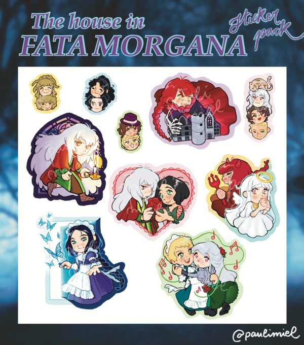The house in fata morgana: Sticker pack