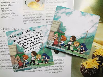 Higurashi in Hinamizawa: Sticky notes