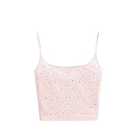 Lace patchwork mask T-shirt irregular top hot girl tight waist short sleeve - Thumbnail 7