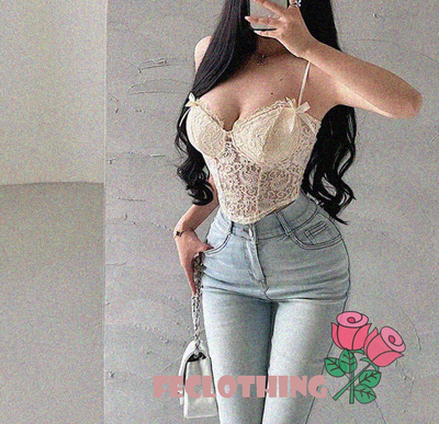 Sexy lace underwire camisole for women diamond-shaped fishbone navel-baring see-through hot girl slim fit top