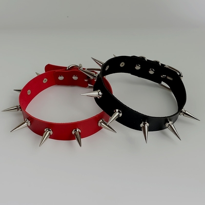 Cyber punk rivet choker