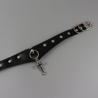 Darkness collar cross choker - Thumbnail 1