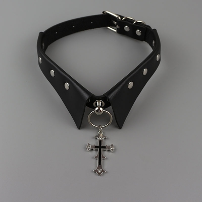 Darkness collar cross choker - Thumbnail 5