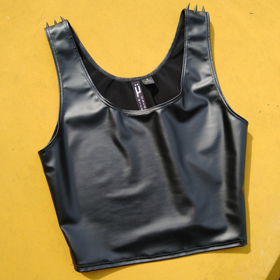 Ooak spiked tank - shiny + matte - Thumbnail 3